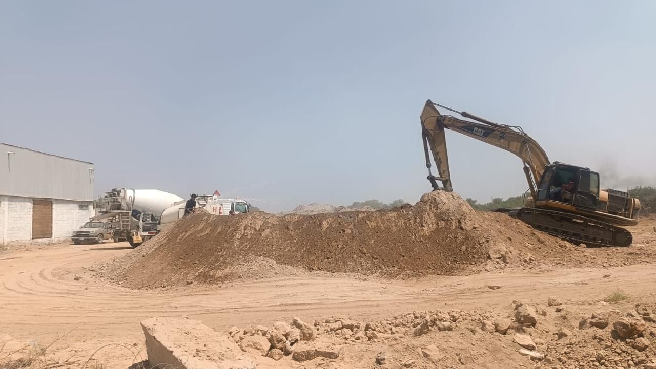 Maquinaria en obra